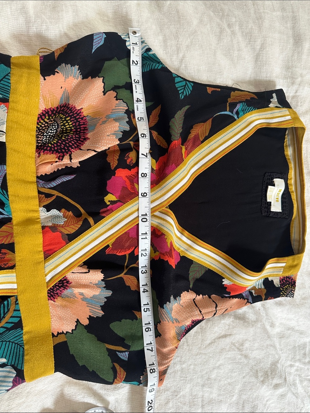 Maeve Sleeveless Floral Wrap Dress - Picture 8 of 8